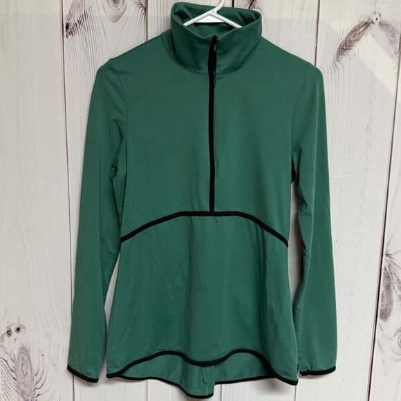 The North Face Tops - The North Face Women’s Performance 1/2-Zip Top Medium Green EUC